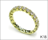 K18�_�C�������h�G�^�j�e�B�����O 1.00ct