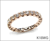 K18�s���N�S�[���h�_�C�������h�G�^�j�e�B�����O 1.00CT