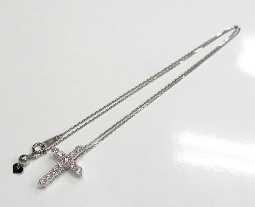 PT ダイヤモンドクロスペンダント 1.00CT