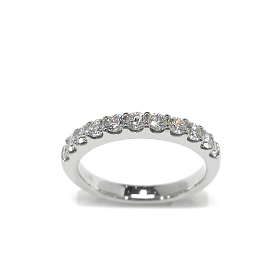 Ptダイヤモンドハーフエタニティリング 0.70ct