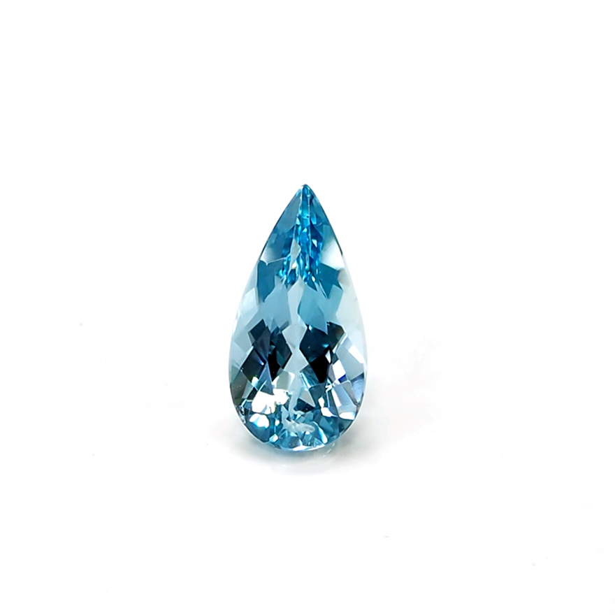 サンタマリアアクアマリン 2.11ct ルース ブラジル産・鑑別書付き