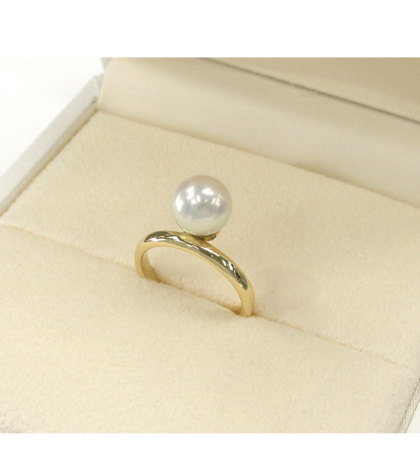 パールリング　真珠指輪　本真珠　淡水真珠　p359