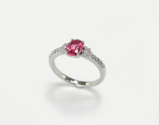 germinate pink spinel ring | gisele